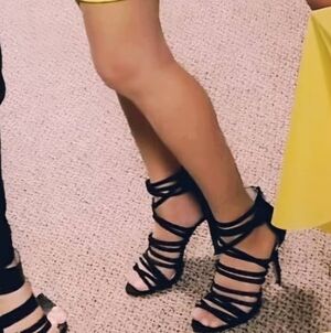 Vince Camuto Black Strappy Heels